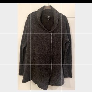 women’s asymmetric zip sweater